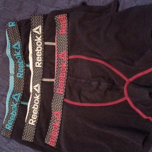 💙🌺 3 Reebok Men's Black Boxer Briefs. Size M - Picture 5 of 7